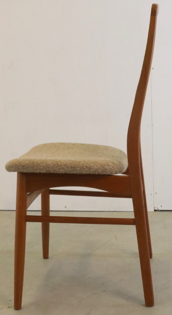 Image 1 of Set 4 Vamdrup Chairs Chaises à manger Vintage Danish