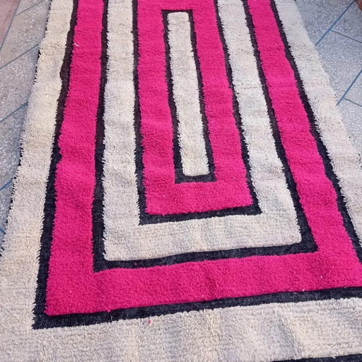 Alfombra marroquí de lana de 200 cm x 300 cm.
