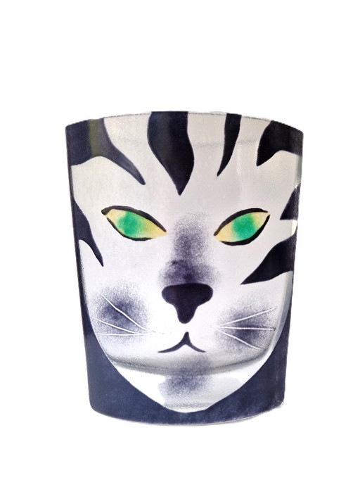 „Steninge Slott“ Schweden – Katzenvase von Britten Pååg – signiert – 1863 Gramm!