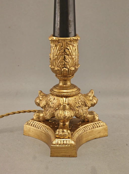 French Empire/ Charles X table lamp