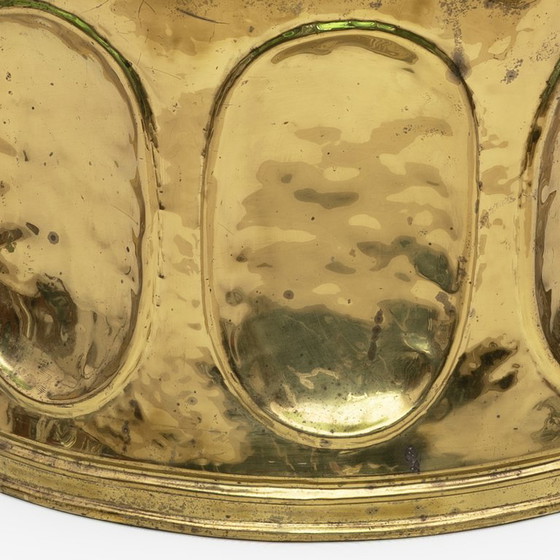 Image 1 of Tavolino da caffè in vetro di Murano e ottone, stile moderno italiano, anni '70