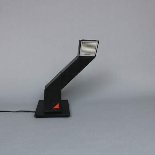 Shui L. D. Chan - Zig Zag, adjustable table lamp - Massive, Belgium - 1980s
