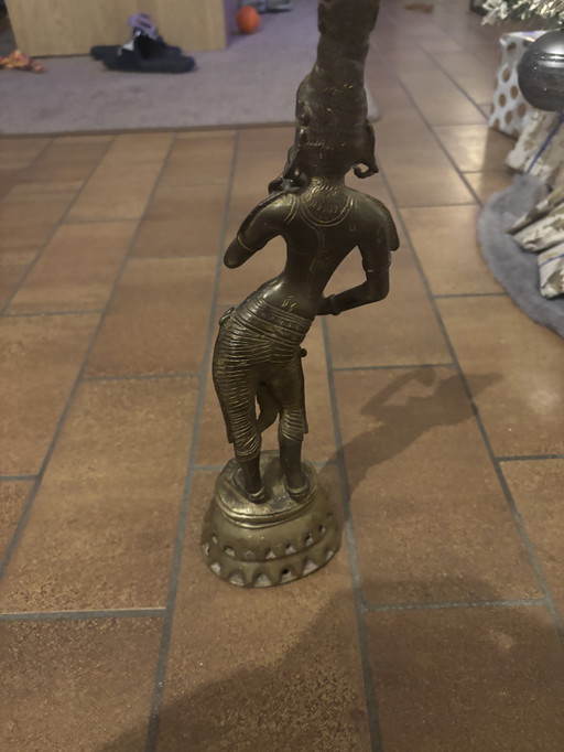 Beeld Van De Hindoeïstische God Messing