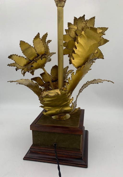 Lámpara de mesa atribuida a Barbi, de época 1960, fabricada en Italia.