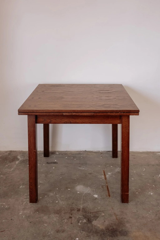 Vintage Square Extendable Dining Table