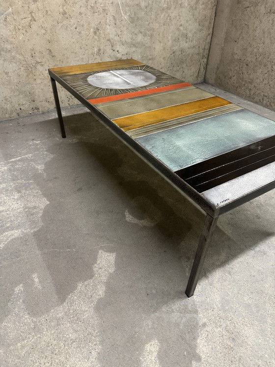 Image 1 of Sun table by Roger Capron