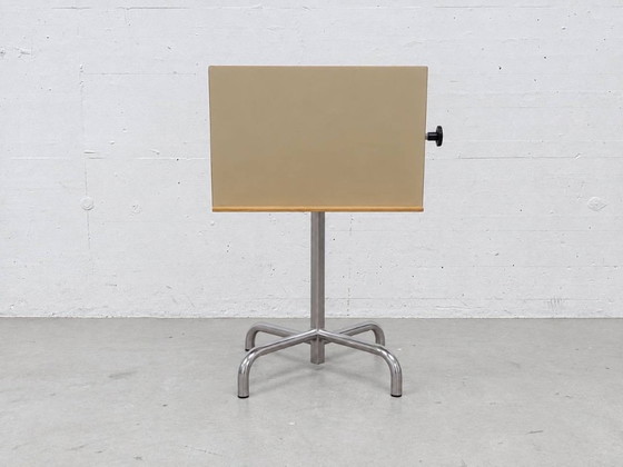 Pupitre d'Orchestre avec Structure en Acier Chromé & Plateau en Bois – Objets déco, Chrome (photo 8 of 13)