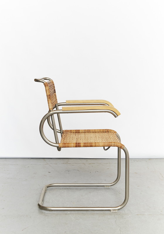 Image 1 of Marcel Breuer Armlehnstuhl D40 für Tecta I Set van vier