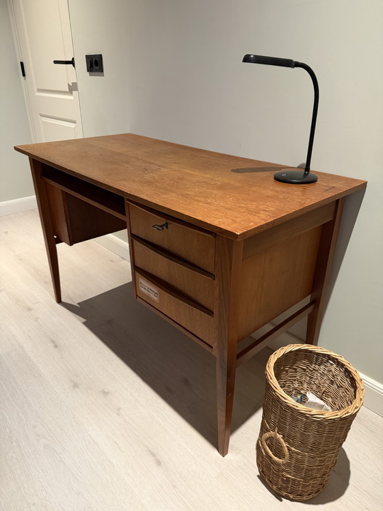 Vintage Wooden Desk / Writing Desk / Retro Desk (photo 8 of 10)