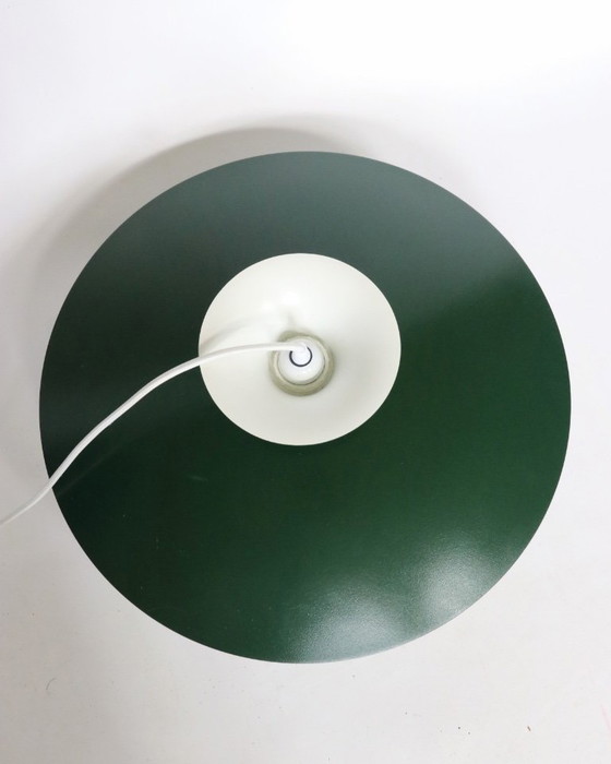 Image 1 of Vintage green bowl lamp unique retro pendant lamp
