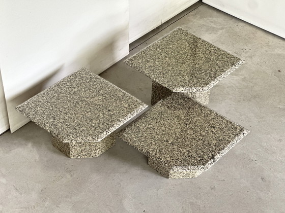 Image 1 of Set of marble coffeetables