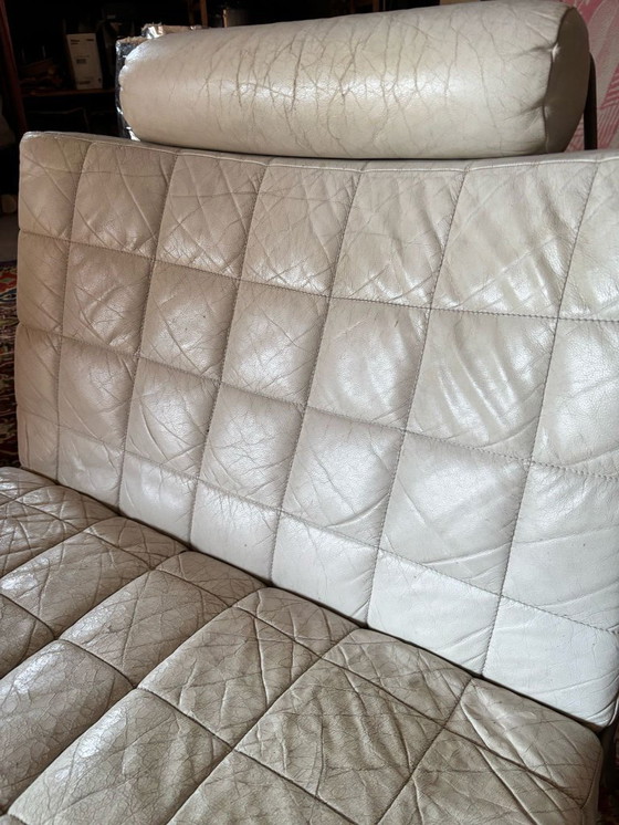 Image 1 of Leolux Volare stoelen wit leer