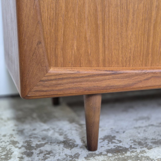 Image 1 of Dyrlund vintage 1960s teak sideboard, wall cabinet, TV cabinet