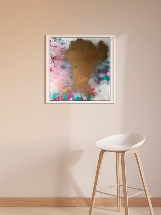 Original Acrylic Painting Abstract Expressionism Tenderness – Paintings & Drawings, Canvas (photo 3 of 7)