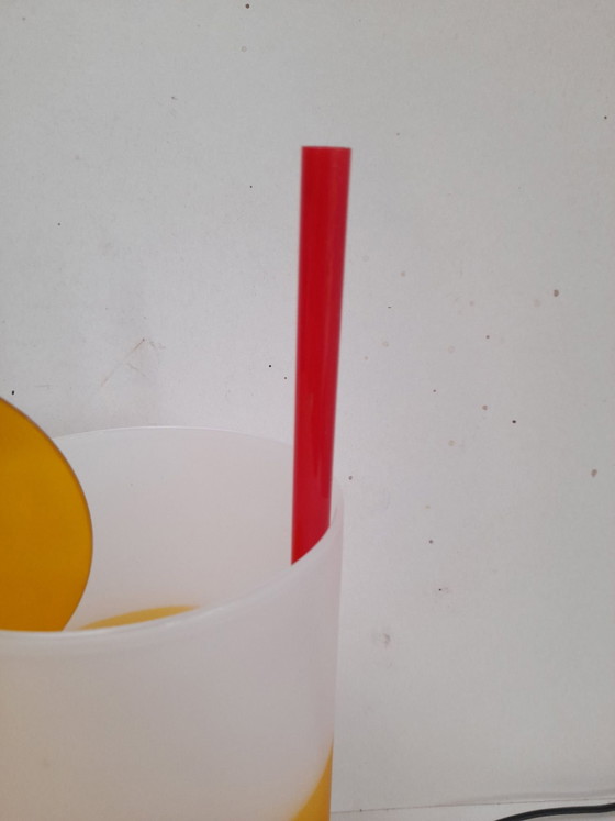 Grande lampada da tavolo cocktail in plexi anni '90, Lampade da tavolo, Plexiglass, Multicolore (foto 4 di 5)