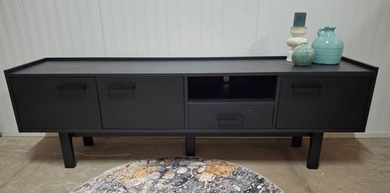 Image 1 of Modern oak TV cabinet, 190 cm, new