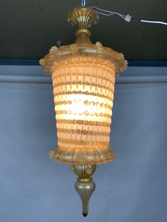 Image 1 of Archimede Seguso Pair of lantern 1950’s 