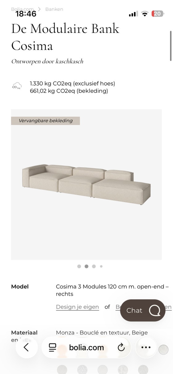 Sofá modular Bolia Cosima – Sofás modulares, Poliéster, Lana (photo 12 of 13)