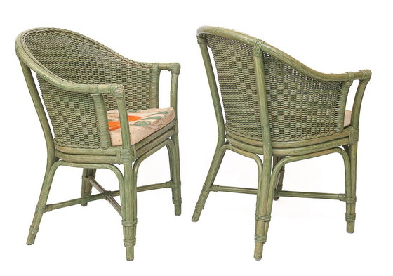 Image 1 of Salon en rotin par Maugrion, 1980