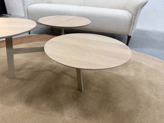 Image 1 of Leolux Ninfea Rondo Couchtisch aus Eichenholz