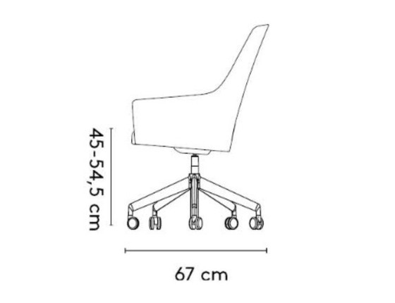 Image 1 of Arco Sketch Konferenzstuhl – Hellviolett – In sehr gutem Zustand