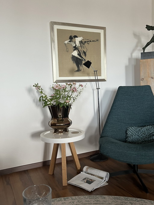 Fauteuil pivotant vert