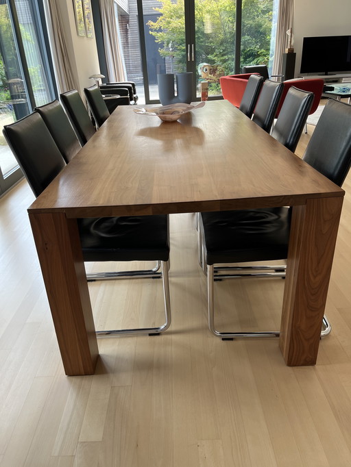 Dining Table Solid Walnut
