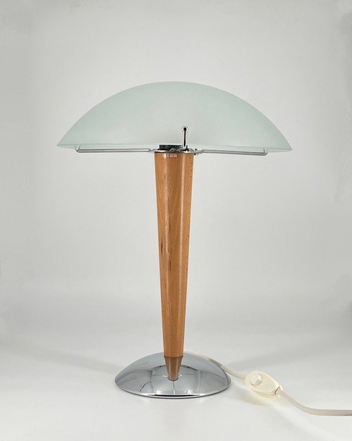 Ikea Kvintol Vintage Lampe Pilzlampe Art deco 90er Chrom Retro Pilz Schreibtisch Atomic Tischlampe Schreibtischleuchte mid