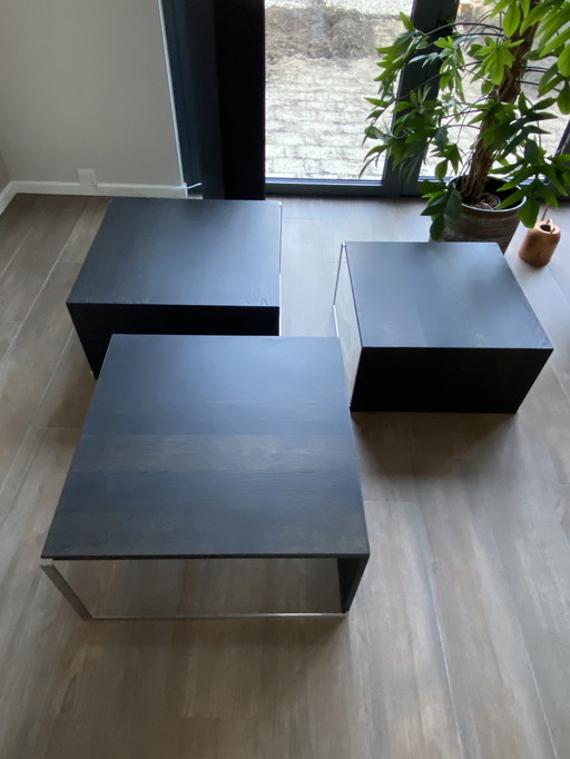 Arco Set Up en eiken gerookt met stalen frame