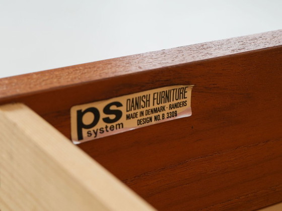 Image 1 of Librería de teca PS System, diseño danés, década de 1960, fabricada por Randers Møbelfabrik.