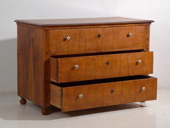 Antique Biedermeier chest of drawers (c.1850) #61 (photo 19 of 40)