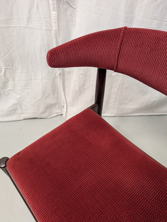 Image 1 of 6 A.W.A. Mid Century Dutch Design Kuhhorn Esszimmerstühle