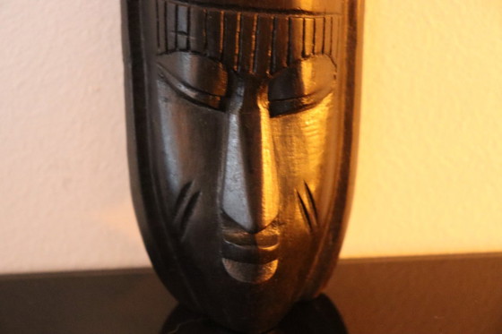Image 1 of 2 Decorative Tribal Masks