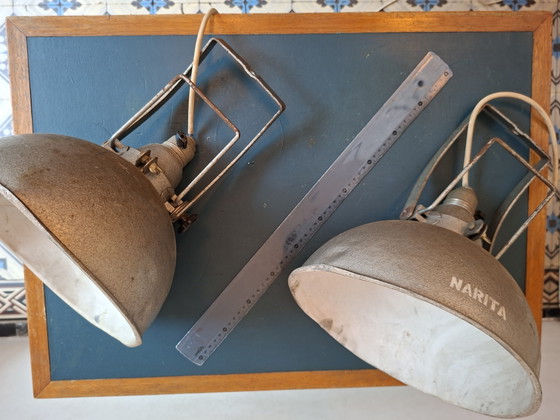 Juego de dos focos industriales grandes – Narita, Lámparas de pie, Aluminium (photo 6 of 8)