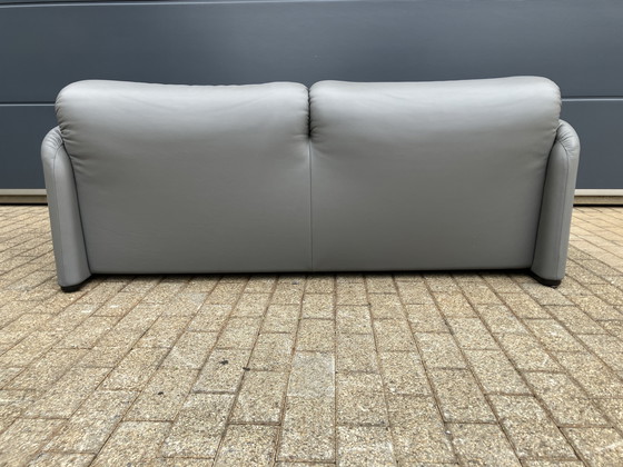 Image 1 of Cassina Maralunga 2,5-Sitzer in original grauem Pelle-Leder, SINGLE!