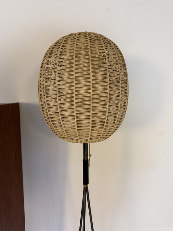 Image 1 of Vintage tripod floor lamp '60