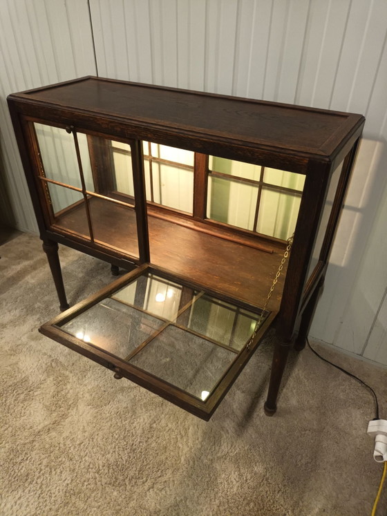 Vitrine/meuble à thé antique, Bois, Verre, Marron (photo 6 sur 15)