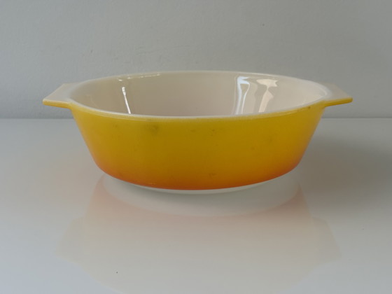 Image 1 of Vintage late 50's / early 60's Blendo serving bowl, West Virginia Glass Company