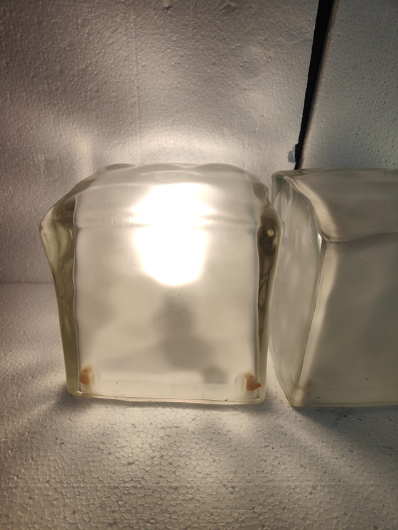 Image 1 of IKEA Iviken ice cube vintage lamp 3 stuks te koop