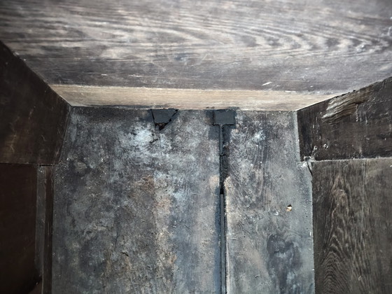 Image 1 of Baúl antiguo de madera maciza para mantas