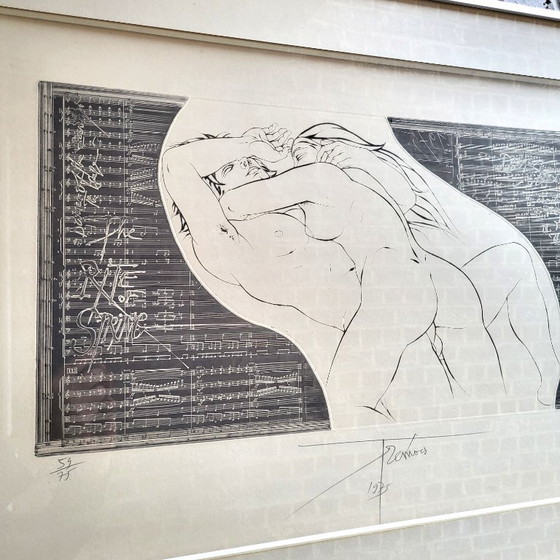 Lithograph Pierre-Yves-Trémois "Le sacre du Printemps" 75' – Lithographs & prints, Metal (photo 5 of 8)