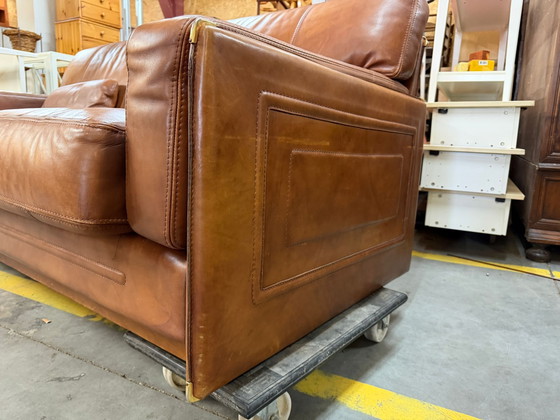 Image 1 of Divano Baxter Arcon – Design italiano – Pelle di bufalo – Cognac