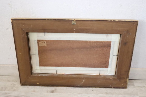 Image 1 of View of the Gulf of Naples, Oil Painting on Board, Italy Early 20th Century, Signed