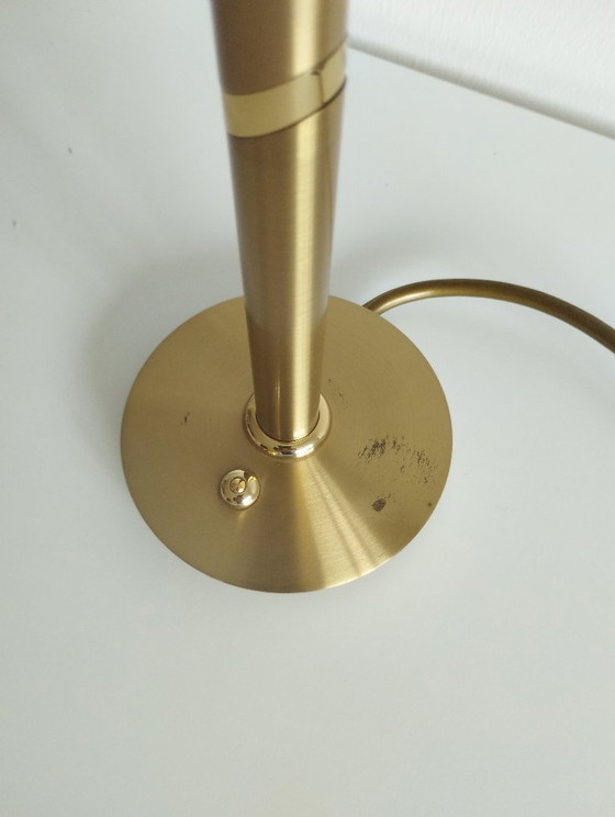 B+M Leuchten table lamp, brass, dimmable, vintage (photo 9 of 13)