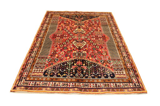 Origineel Perzisch Tapijt Nomadisch & Dorpskleed Shiraz 252 X 155 Cm Top Conditie