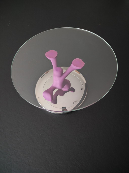 Unique Alessi Vintage Mattia Di Rosa Cake Stand - Purple Running Man