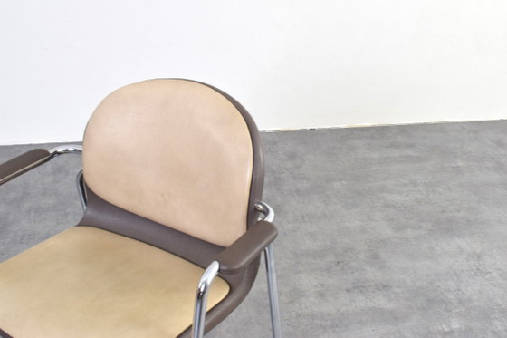 Chaises allemandes vintage de Wilkhahn, années 1980, lot de 8. – Chaises de salle à manger, Chrome (photo 11 of 15)