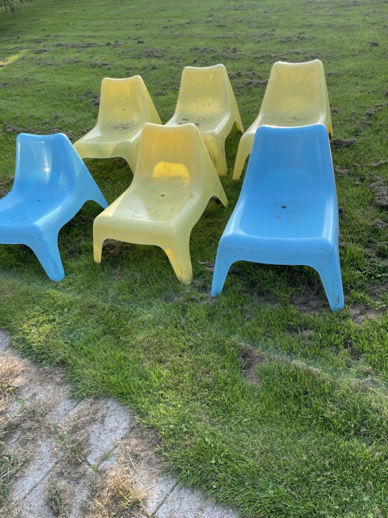Sedie da giardino IKEA vintage 6x – Plastic (photo 4 of 5)
