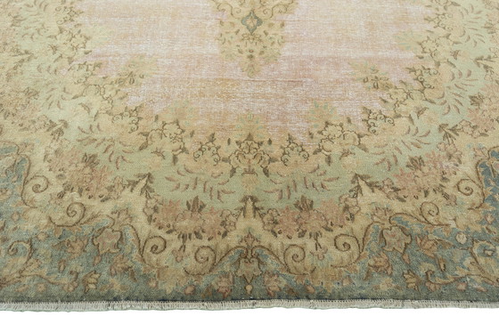 Image 1 of Tapis Vintage Royal noué à la main -284 X 183 cm - Élégance dans des tons pastel doux