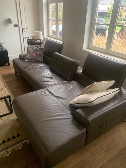 Natuzzi leather sofa